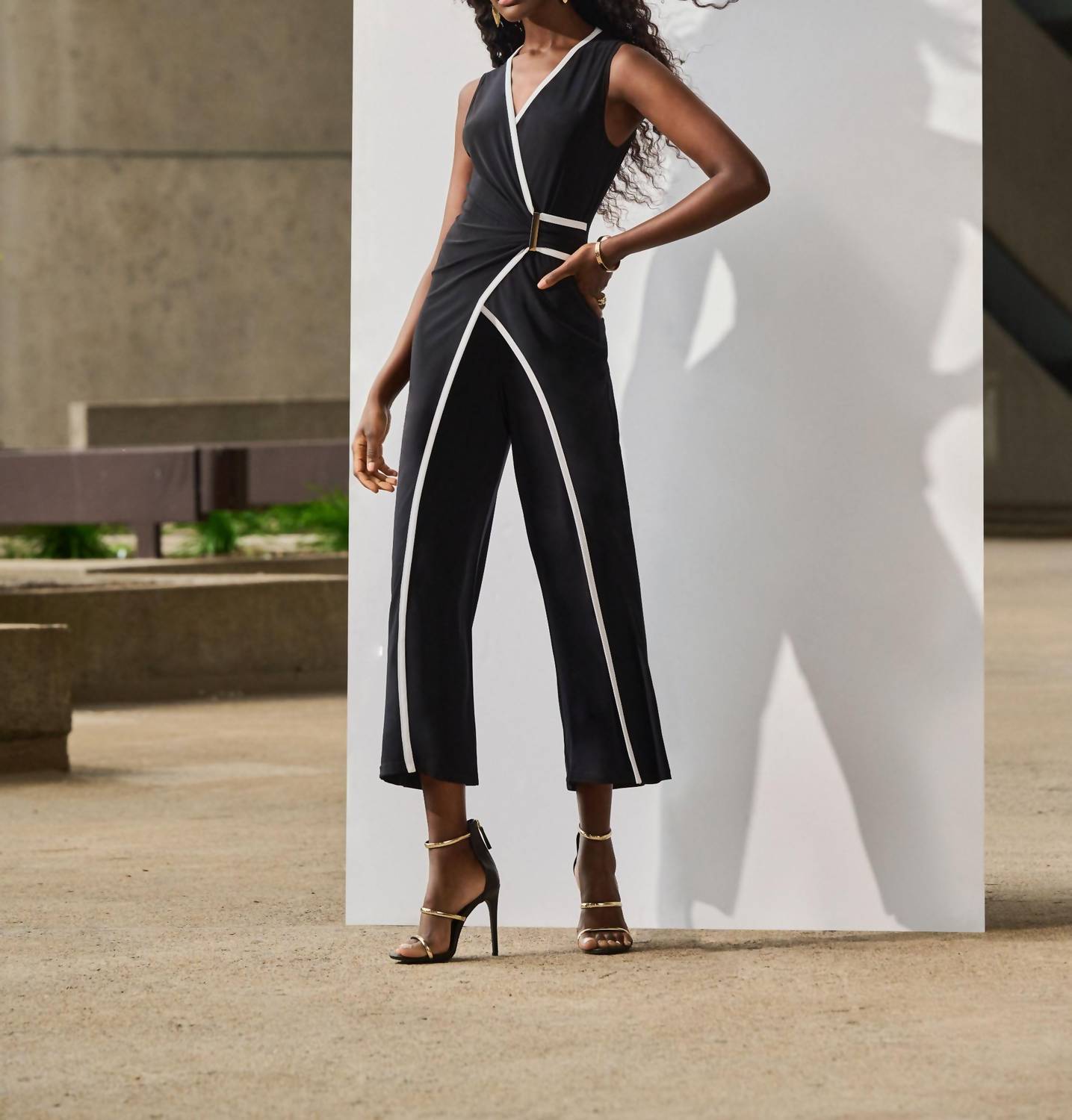 Joseph Ribkoff - Silky Sleeveless Culotte Jumpsuit