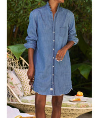Frank & Eileen - RUFFLE MARY DENIM DRESS