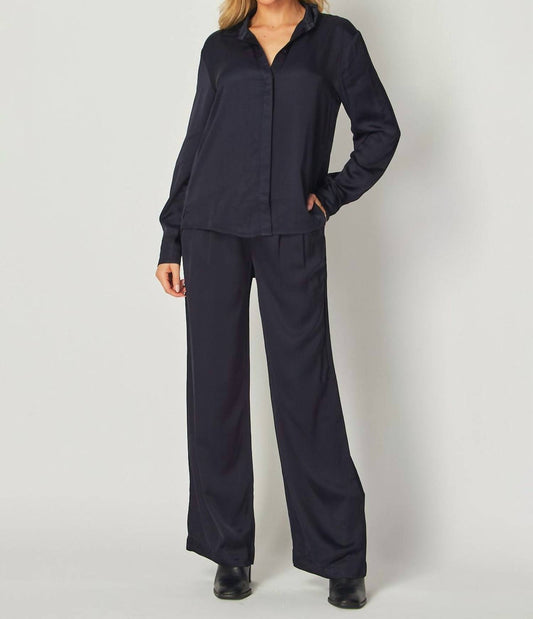Bella Dahl - Pleated Wide Leg Trouser