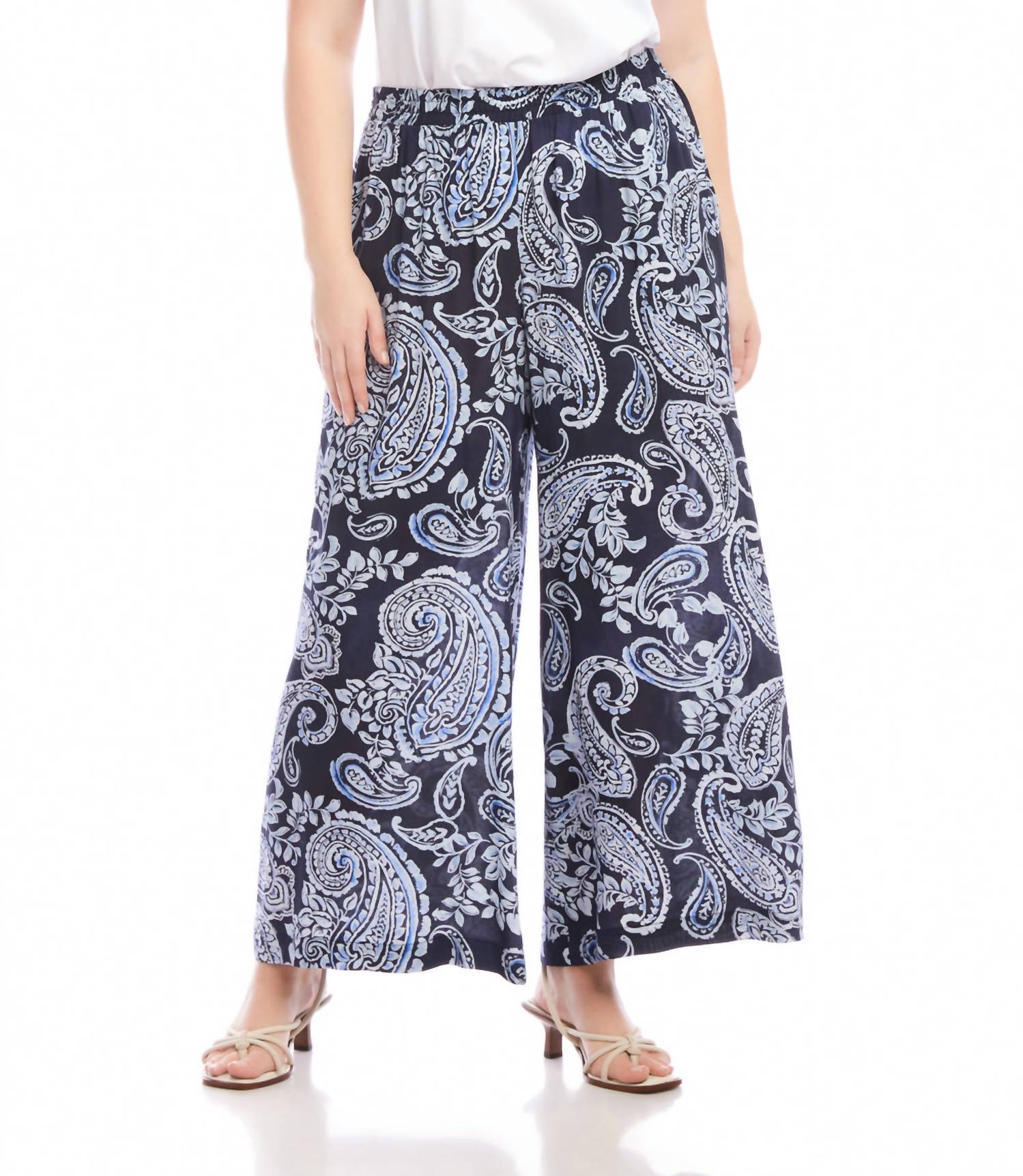 Karen Kane - Wide-leg Pants - Plus Size