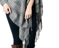 Top It Off - Glen Fringe Poncho