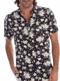 Px - Short Sleeve Floral Rayon Shirt