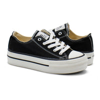 Victoria - Girls' Tribu Canvas Platform Trainers Shoes