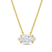 Diana M Jewels - Women's Marquise Lab-Grown Diamond Pendant Necklace (2.00 Ct) - Classic