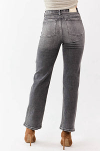 Saige Denim - High Rise Relaxed Straight Jeans