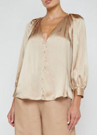 L'Agence - Kaili V-neck Blouse
