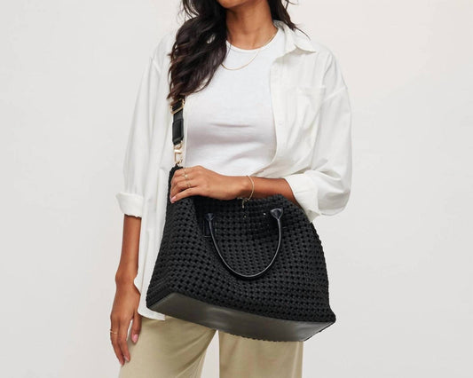 Sol And Selene - Women's Solstice Large Hand Woven Knot Tote