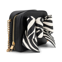 Like Dreams - Women's Zebra Bow Mini Crossbody Bag