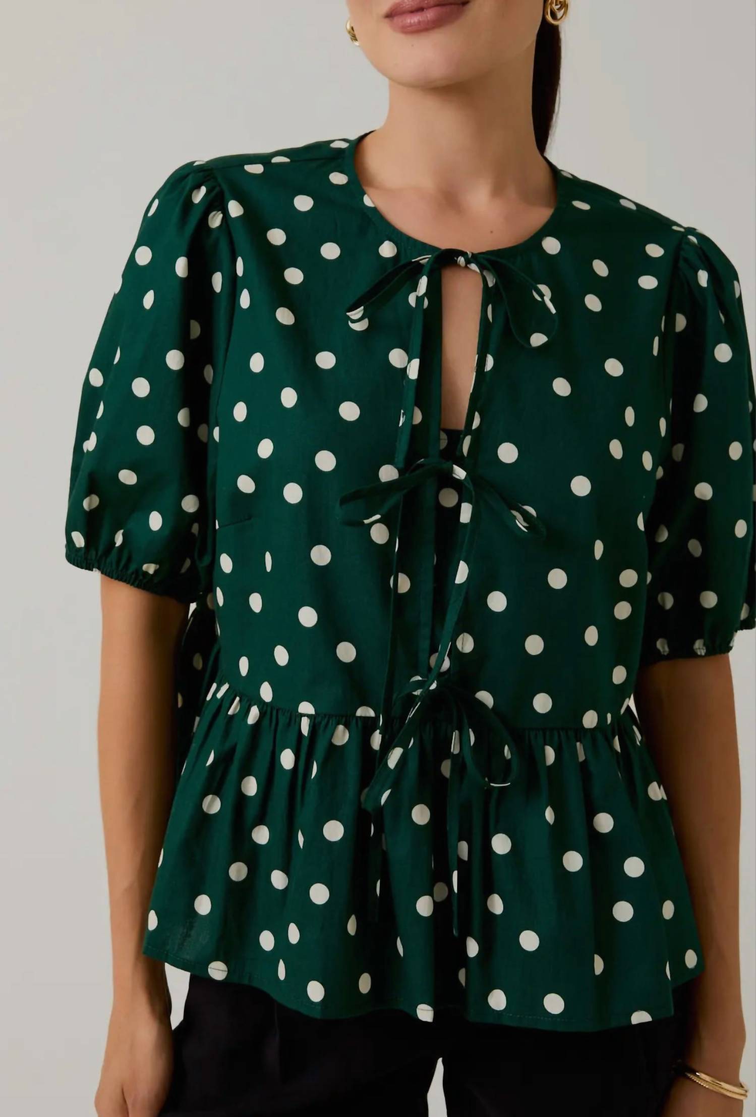 Sunday Edition - Junie Polka Dot Blouse