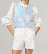 Lanhtropy - Mermaid Sequin Top