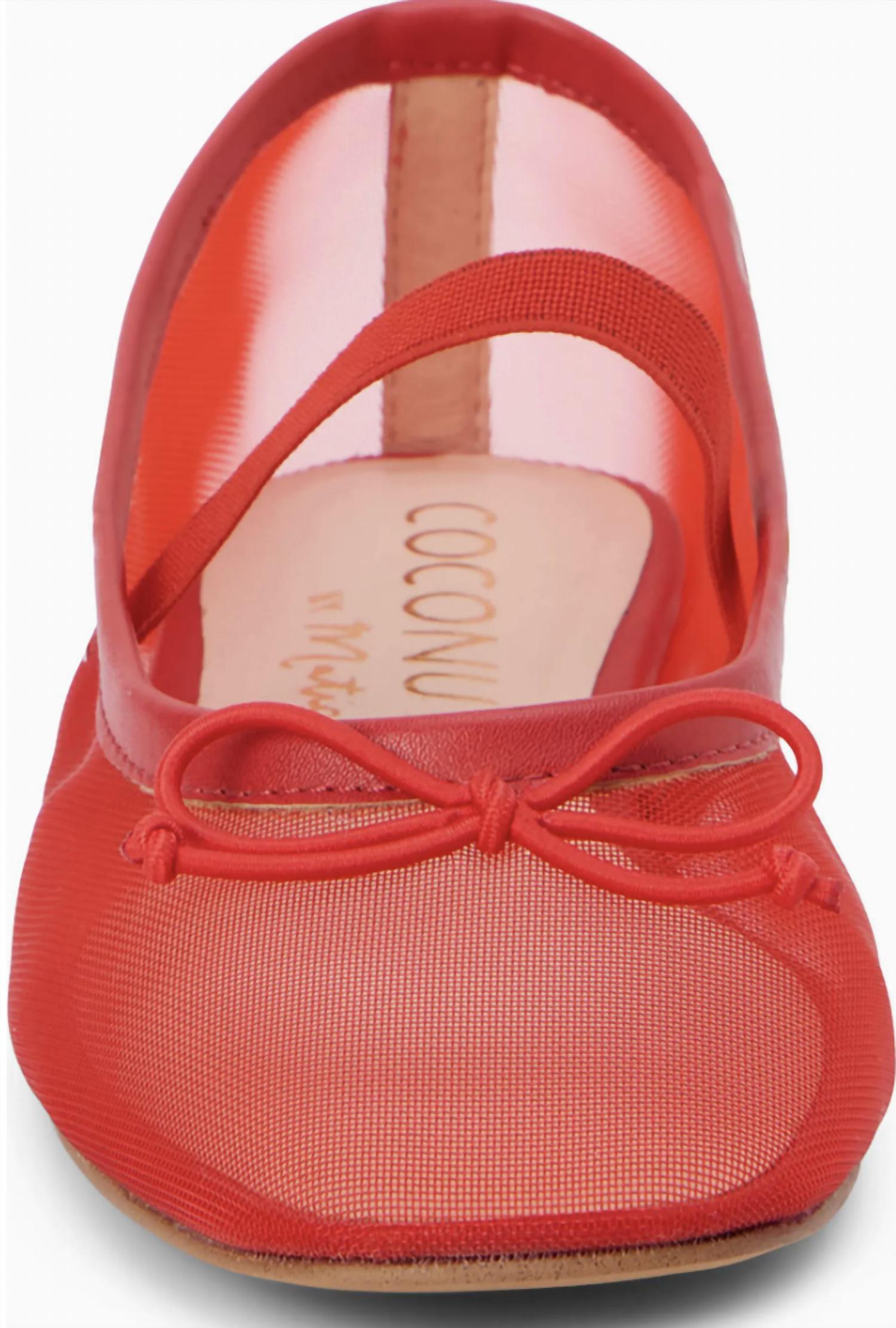 Matisse Women's Bronx Ballet Flat in cherry red - women's flats - view 6