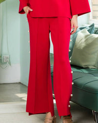 Joh - Farrah French Scuba Pearl Pants With Glitter