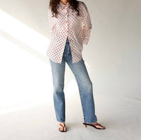 Grace + Emma - Cherry Crush Polka Dot Button Up