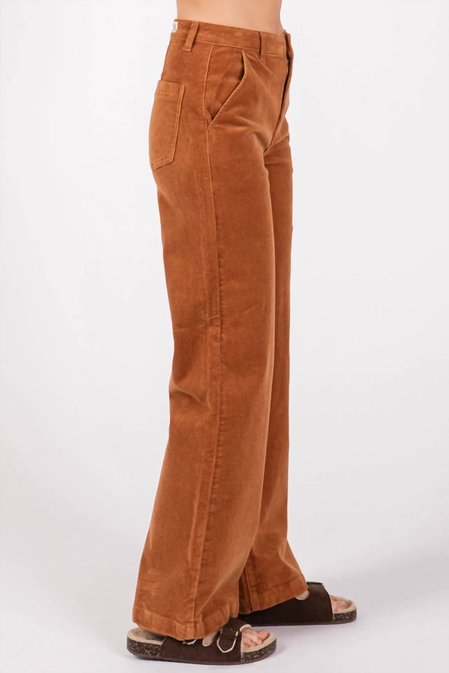 Letter To Juliet - Women's Bentley Street Wide Leg Corduroy Trouser