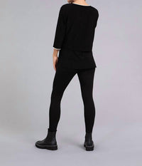 Sympli - Tipped Go To Cropped T Cropped Sleeve Top
