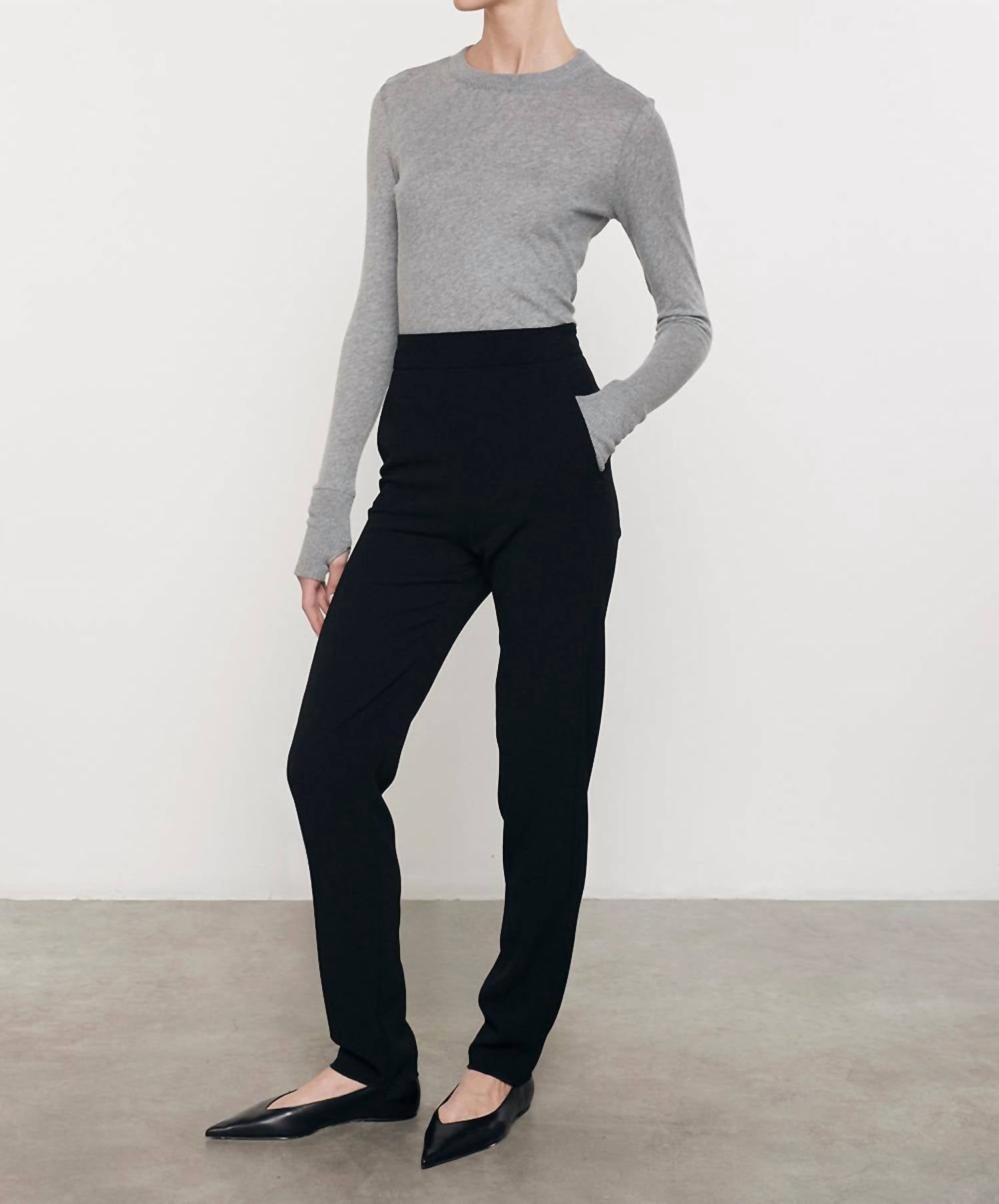 Enza Costa - Women's Easy Cuffed Crew Top