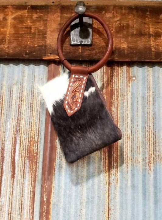 American Darling - Leather Cowhide Cuff Clutch
