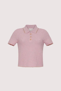 Cara Cara - Melody Crochet Polo Shirt