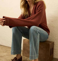 Faherty - Jackson V Neck Popover Sweater