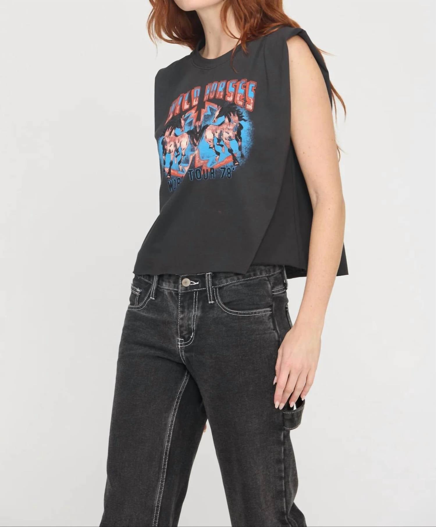 Project Social T - Wild Horses Tank Top