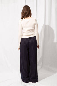 Skies Are Blue - Ella Pinstripe Pants