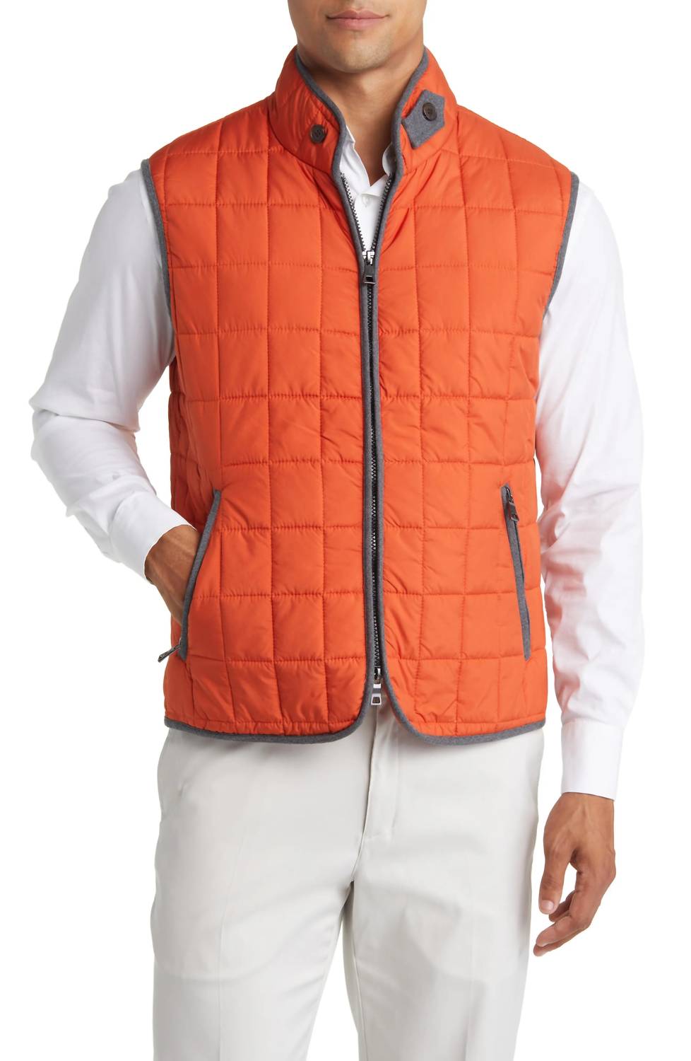 Scott Barber - Quilted Water-resistant Puffer Vest