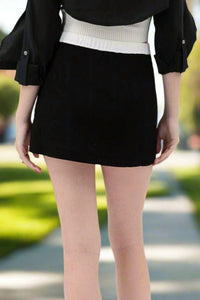 The Workshop Studio - Mabel Contrast Trim Wrap Skort