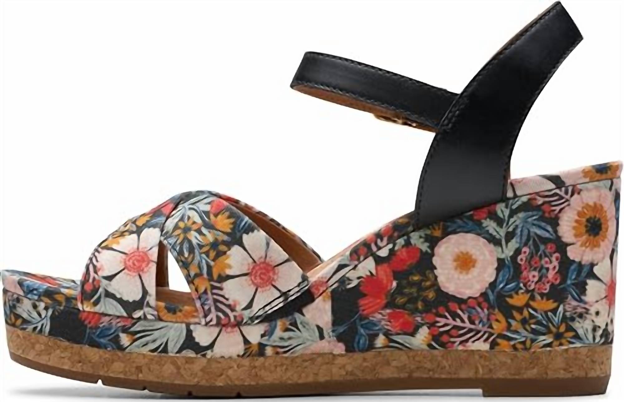 Clarks - Women's Chicly Floral Casual Sandals