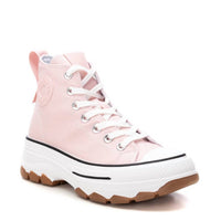 Xti Women's Canvas Ankle Boots in nude - women's shoe - view 4