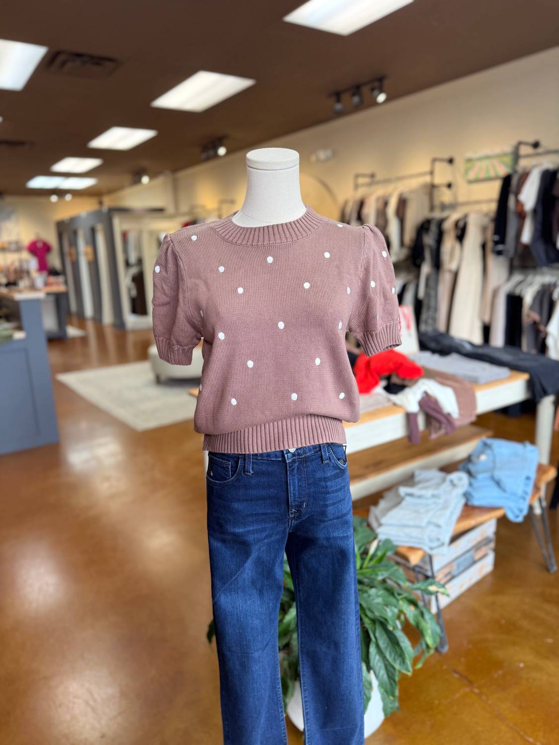 Kld. Signature - Women's Polka-dot Sweater