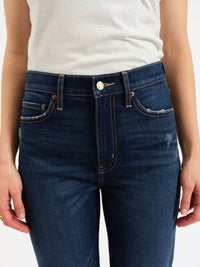 Daze - Smarty High Rise Slim Straight Leg Jeans