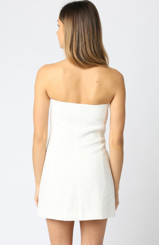 Olivaceous - Serenity Button Down Mini Dress