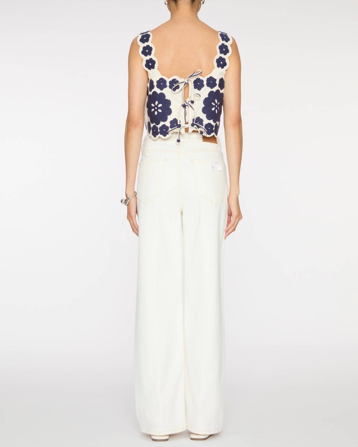 Sea - Catrine Applique Tank Top