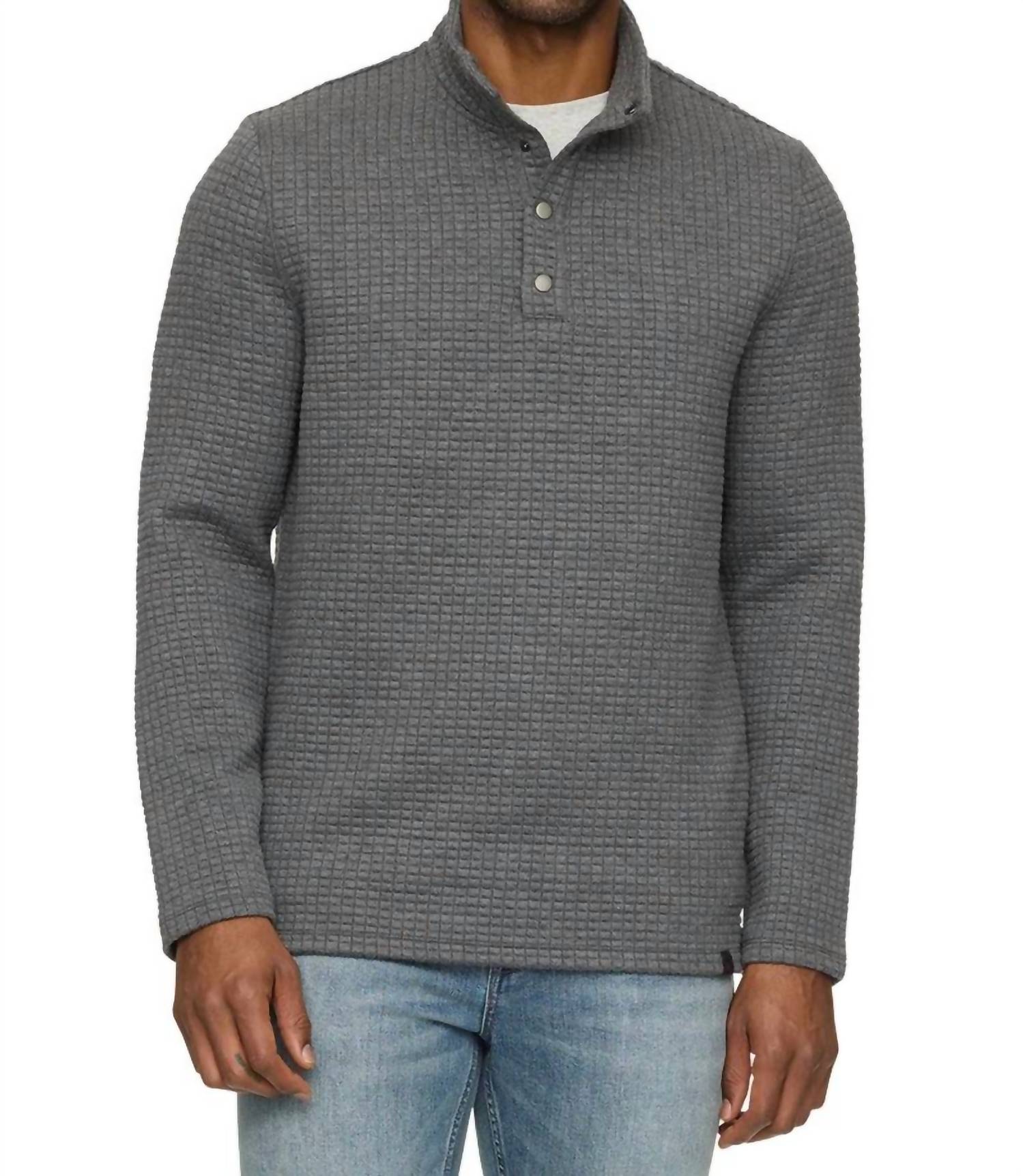 Flags & Anthem - Silverton Quilted 1/4 Snap Sweater