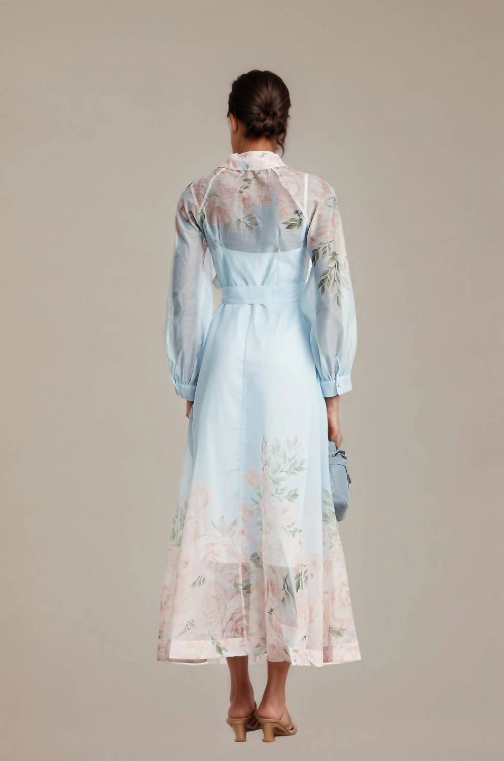 Relvoux - Women's Axelle Floral Print Maxi Dress