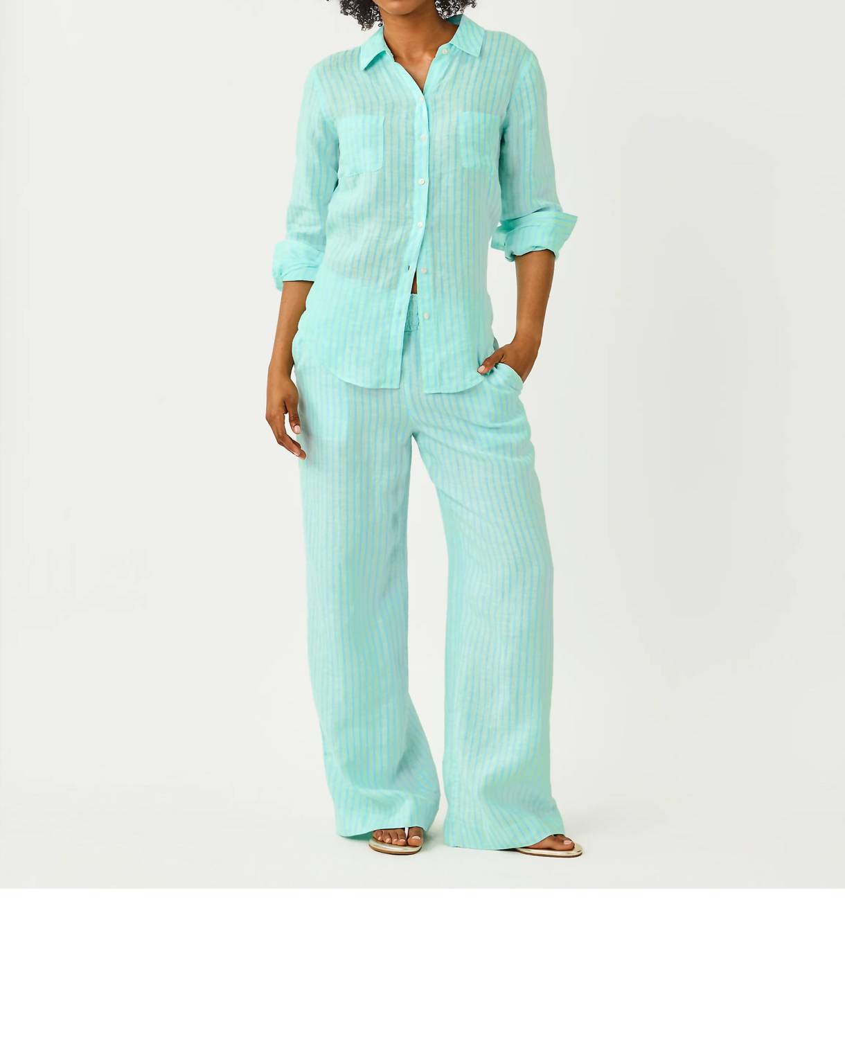 Lilly Pulitzer - Mirabella Linen Palazzo Pants