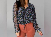 Buddylove - Everly Long Sleeve Button Up Blouse