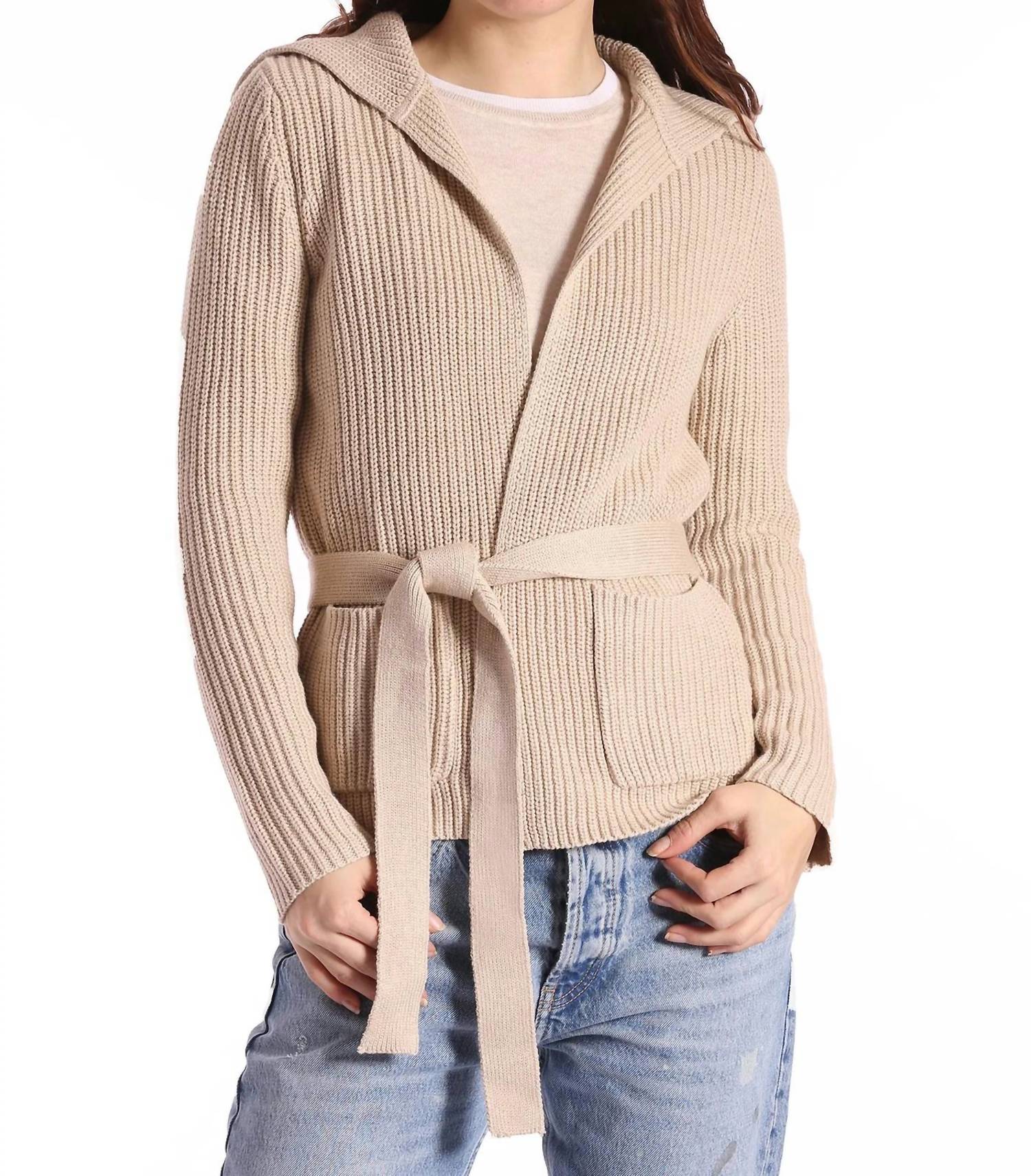Minnie Rose - Shaker Cotton Blend Cardigan