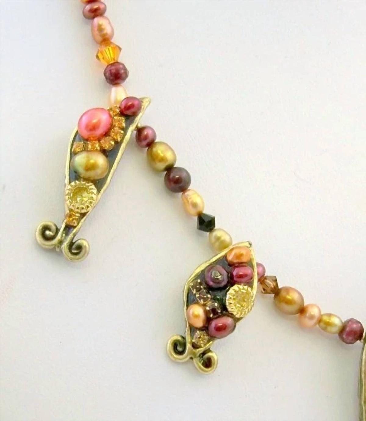 Michal Golan - Women's Pearl Fish Pendant Necklace