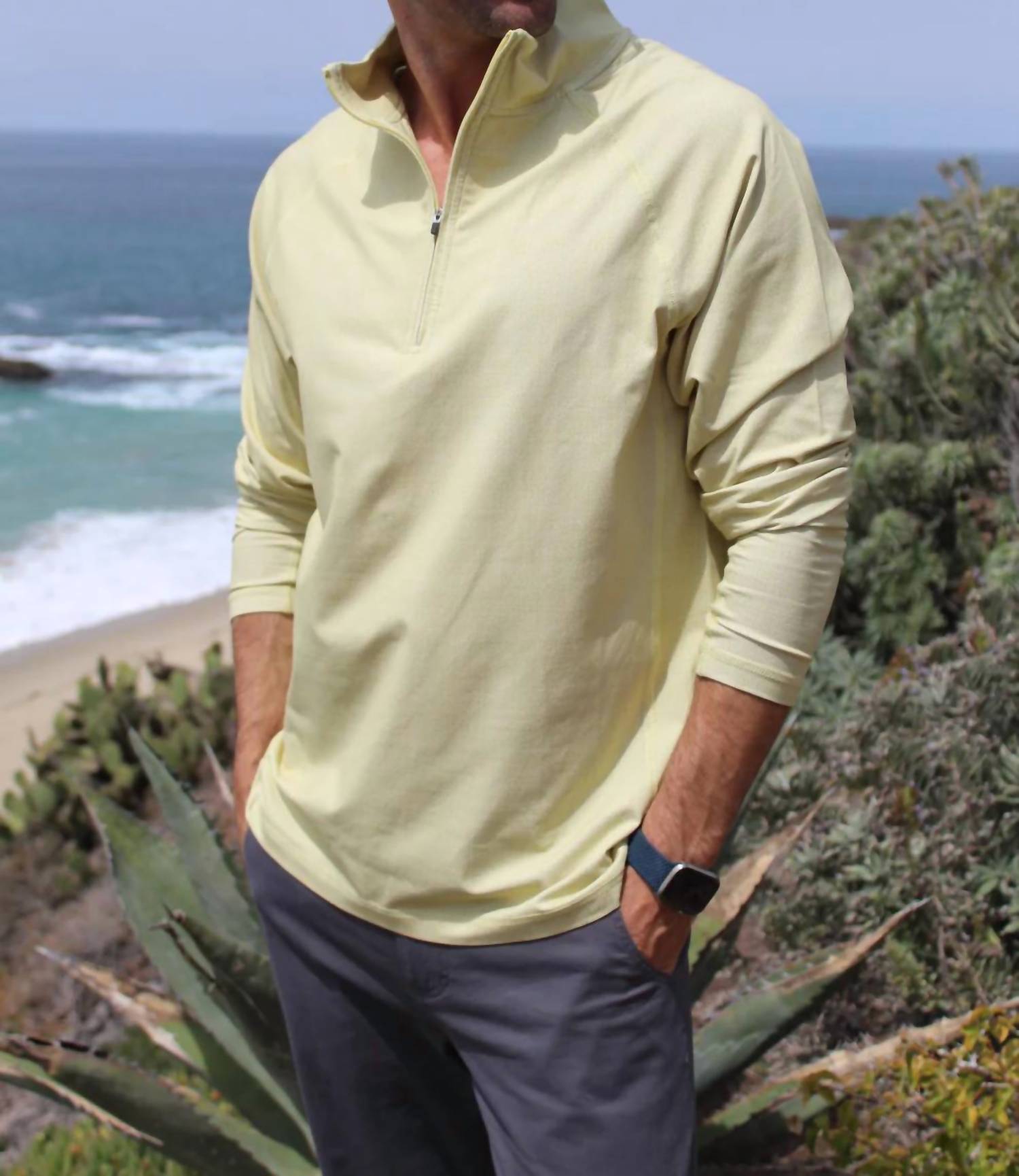 Henri Costa - Positano Quarter Zip Top