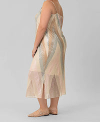 -Bl^Nk- - Nurayda V-neck Maxi Dress - Plus