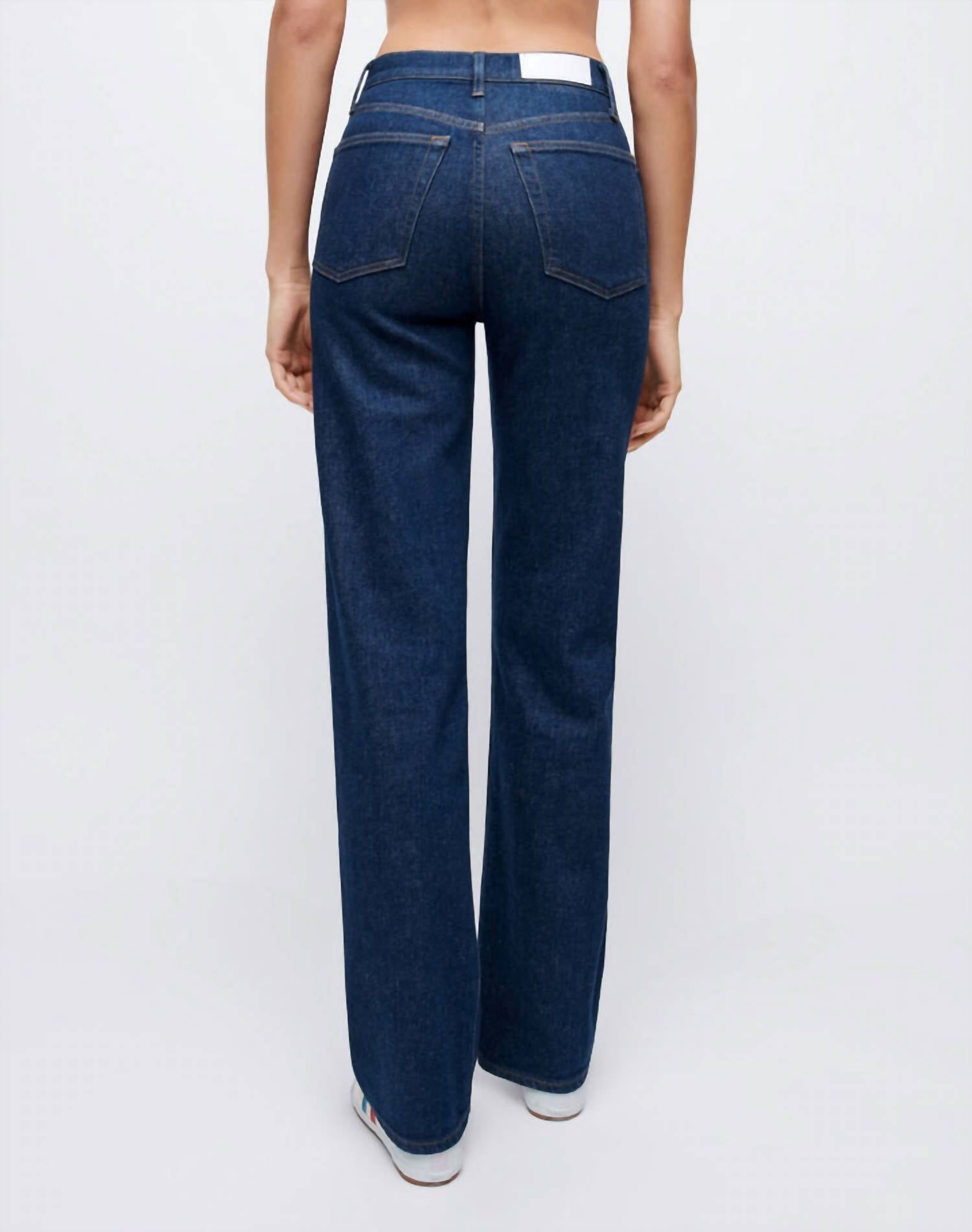 RE/DONE 90's High Rise Loose Jean in rigid like - women's jeans - alternate view