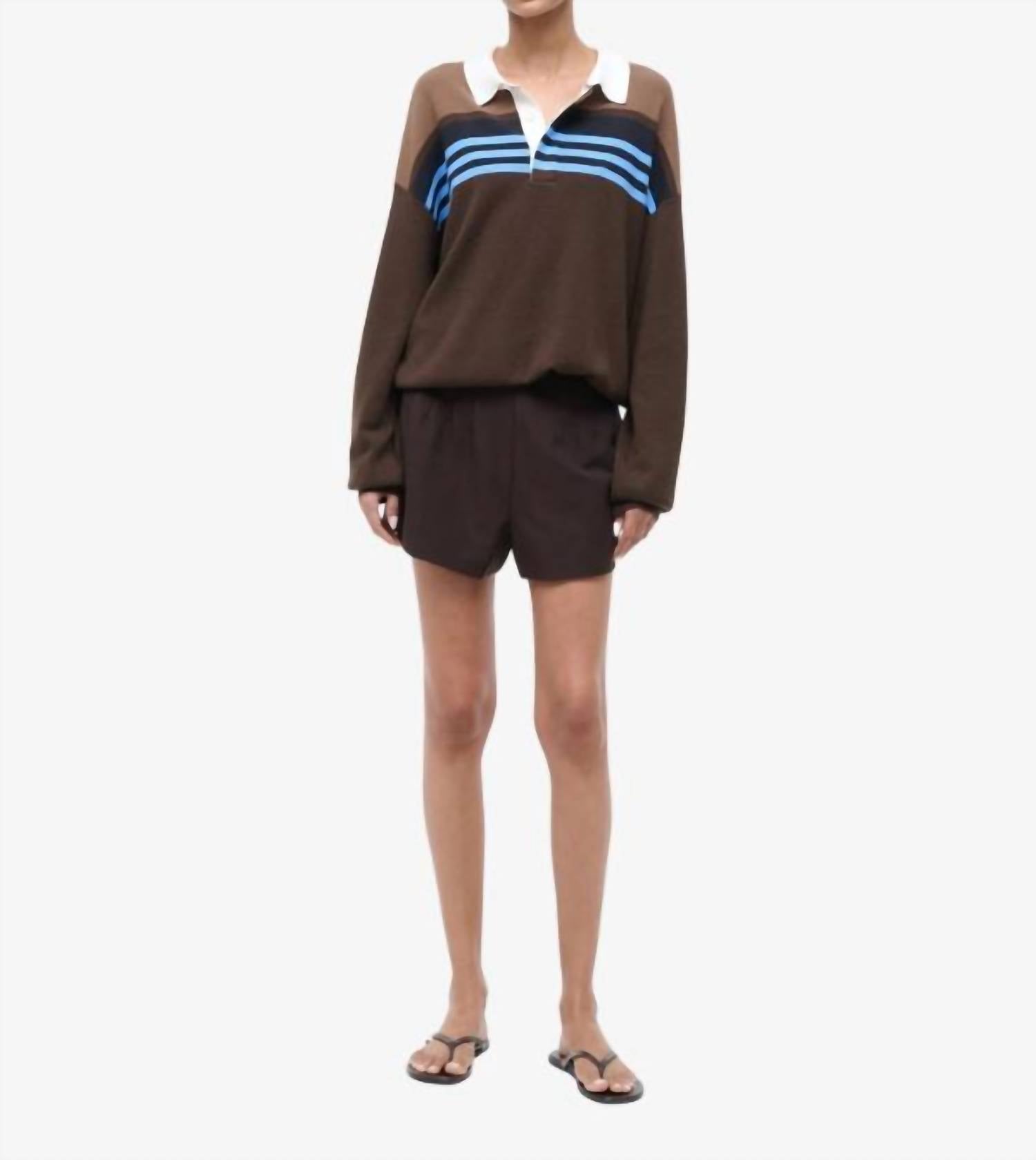 STAUD Magpie Shorts in earth - women's shorts - view 4