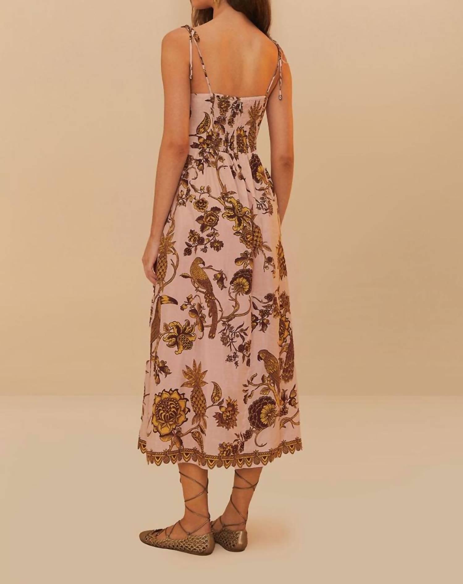Farm Rio - Lace Midi Dress