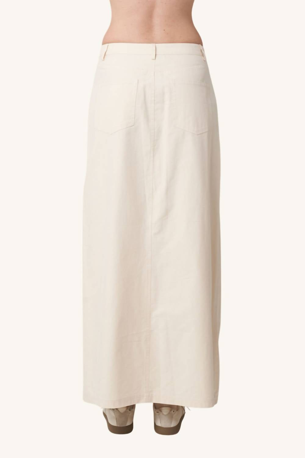 Find Me Now - Khaki Midi Skirt