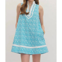 Entro - Sleeveless Shift Mini Dress