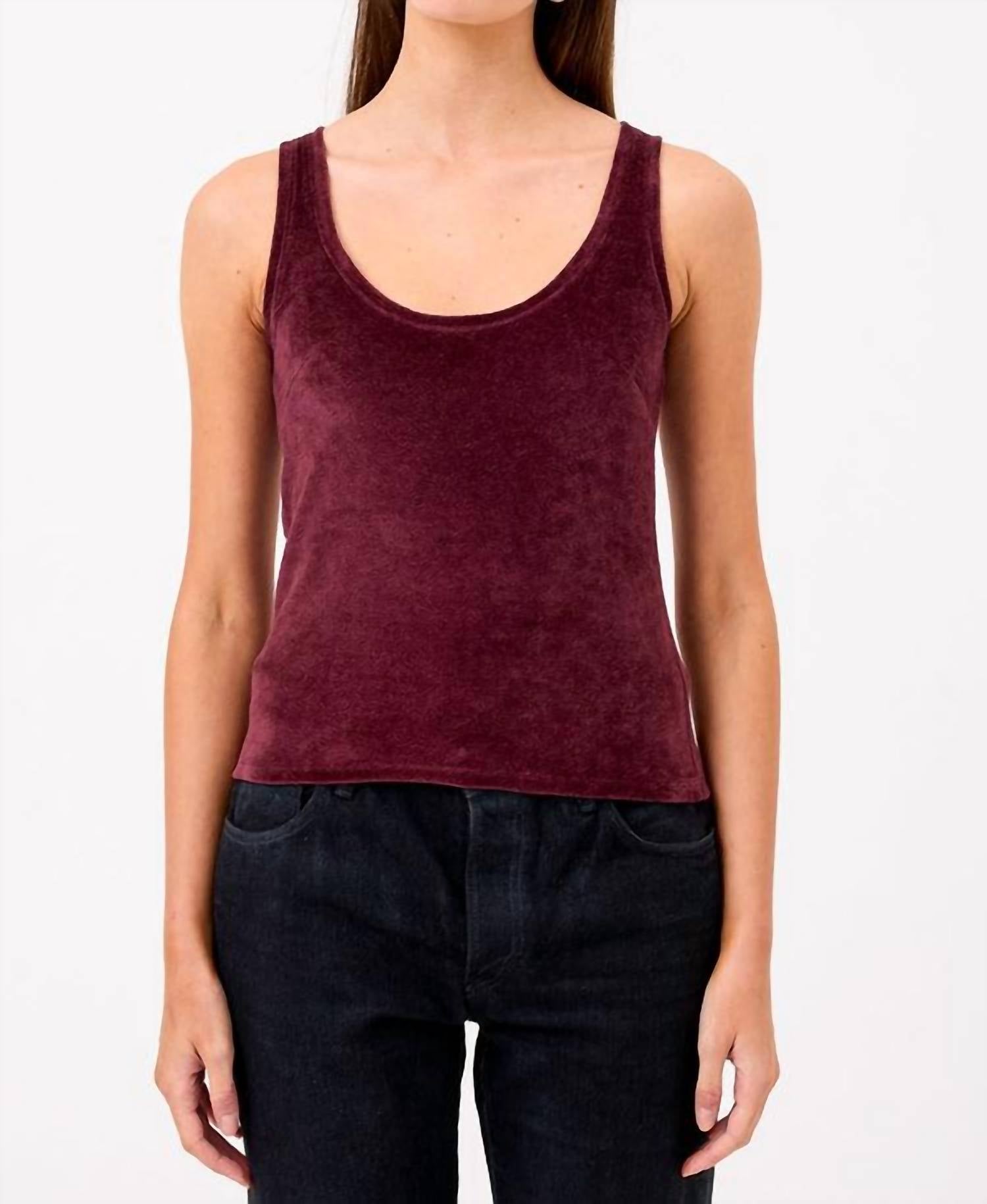 Goldie - VELOUR TANK