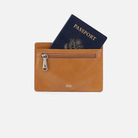 HOBO Women's Euro Slide Card Case in tan - women's accessory