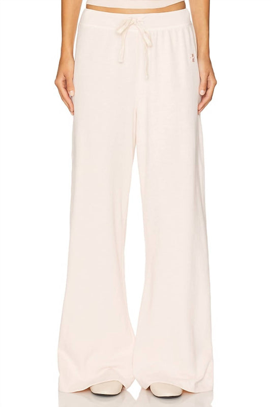 Eterne - Drawstring Wide Leg Sweatpant