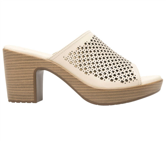 Flexi - Leather Heel Slip-On Sandals